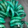 Pulseira de ágata verde do Brasil atacado calcedônia verde gelo rei pulseira de jade barra redonda retrô pulseira de beleza pulseira de guizo