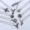 Europa y Estados Unidos serie oscura transfronteriza motocicleta serie Cabeza de Fantasma estilo punk hip hop dominante moda collar para hombre titanio acero al por mayor