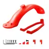 Para scooter elétrico xiaomi 1S pro M365 acessórios para para-lama traseiro tampa de silicone suporte para luz traseira