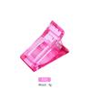 Pegamento de extensión de Uñas de Cristal clip fijador de molde de uñas Clip de Cristal clip para fijar pieza de uña herramienta para uñas de pieza de uña estable