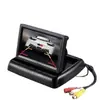 Pantalla de Coche Plegable de Escritorio Universal 4.3 Pulgadas 12-24V Alta Definición Pantalla de Radar de Reversa para Coche