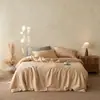 Juego de ropa de cama de cuatro piezas Lenzing Tencel Clase A de 100 hilos, sábana de cama de seda helada Lyocell, sábana bajera, funda de edredón de seda, ropa de cama de alta gama