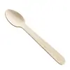 Faca, Garfo e Colher Descartáveis Biodegradáveis Conjunto Bétula Exportação Comida Ocidental Colher de Sobremesa de Madeira Talheres Garfo de Madeira Colher de Madeira Faca de Madeira