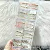 Pinza para el pelo de acetato sin costuras, estilo coreano, textura ojo de gato de macarrón, pinza lateral dulce y coqueta para flequillo, pasador para adultos