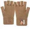 Guantes Táctiles de Acrílico RPET Transfronterizos Guantes Tejidos Completamente Acrílicos de RPET Guantes de Hilo Reciclado Fábrica Personalizada