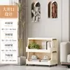 Gabinete de almacenamiento de doble puerta engrosado para bocadillos y juguetes, caja organizadora miscelánea para dormitorio con ruedas, gabinete organizador, gabinete de almacenamiento