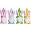 Decoración de Fiesta de Pascua con Muñeco de Gnomo Conejo, Adornos Lindos de Conejo Rudolph