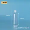 Garrafas Plásticas Transparentes Atacado, Garrafas com Tampa Flip-Top, Garrafas para Loção, Embalagens Cosméticas, Garrafas com Tampa Borboleta de PET, Garrafas para Remédios com Tampas