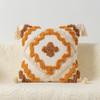 Funda de Almohada Bordada con Borlas y Botones Estilo Bohemio Ins Moda Simple Artesanía Borla Sala de Estar Sofá Habitación de Muestra Almohada
