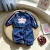 Conjunto de sudadera para bebé para primavera y otoño, top casual para niñas, conjunto elegante de dos piezas estilo coreano, ropa de exterior para niños