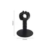 Ventosa de Silicona para Puerta sin Perforación Almohadilla Anticolisión Manija Trasera de Puerta Ventosa Táctil para Puerta de Baño Cuadrada Grande Negra