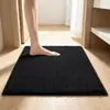 Tapete de chão absorvente para banheiro em chenille, capacho antiderrapante para entrada de banheiro de casa, lavável à máquina, secagem rápida, tapete de vaso sanitário resistente à sujeira