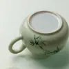 Bule de Chá de Bambu Nevado Pintado à Mão com Cor Sob Esmalte, Conjunto de Chá de Cerâmica, Alto Valor Estético, Bule para Uso Doméstico, Bule Pequeno para Entusiastas de Chá
