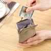 Nuevo Mini Compacto Monedero Japonés para Mujer Moda Europea y Americana Bolsa de Almacenamiento para Monedas Bolsa para Tarjetas Portátil Bolsa con Pinza para Labial