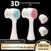 Escova de Limpeza Facial de Silicone com Cerdas Macias, Dupla Face, Removedor de Maquiagem, Escova de Limpeza Profunda, Pincel Facial de Silicone para Maquiagem com Massageador Dupla Face