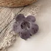 Grampo de Garra Floral com Bolinhas Coloridas Retro Cool para Outono Início Cabelo Meio Preso Feminino Grampo Tubarão Coque na Parte de Trás da Cabeça Acessórios de Cabelo
