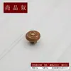 Puxador de Gaveta de Armário de Roupa de Cerâmica Bronze Estilo Moderno Minimalista Chinês Puxador Branco em Forma de Tira de Furo Único