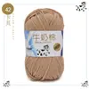 Algodón de Leche de 5 Hebras Lana Cinco Hebras Venta al por Mayor Lana para Bebé Ganchillo Zapatillas Bolso Muñeca Hilo de Lana Grueso Medio para Tejer a Mano