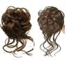 Lu Yixiao Mismo Estilo Cabeza de Bola Flor Brote Cabeza Agarrador Moño de Cabello Cabello Artificial Cráneo Alto Barba de Dragón Anillo para el Cabello