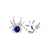Brinco personalizado de liga de titânio F136 com opala de aranha titânio G23 rosca interna titânio piercing de lábio piercing de língua DingTalk brinco de cartilagem auricular