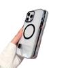 Funda para teléfono móvil de pareja simple de alta gama con alta apariencia y herraje cristalino, soporte horizontal, funda para teléfono móvil Apple 15Pro