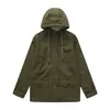 2026 Nuevo Estilo Chaqueta Cortavientos con Capucha para Mujer Primavera y Otoño Chaqueta Repelente al Agua con Forro Compuesto de Forro Polar Talla Europea y Americana Manga Larga M25Wb55P