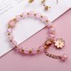 Estilo Japonés y Coreano Palomitas de Maíz de Cristal a Granel Sencillo Pulsera de Diseño Estilo Coreano para Mujer Estilo Mori Estilo Frío Pulsera Regalo