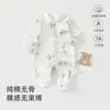 Mameluco de manga larga para bebé Estilo Primavera y Otoño Algodón Puro Pijama de Otoño para Bebé Niña Ropa para Bebés Niños Anxiang Encaje para Recién Nacidos Ropa para Bebés