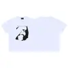 ERD Melancolia Rica Segunda Geração Estilo Americano High Street Estampa de Figura Verão Retrô Camiseta Casual Solta de Manga Curta Masculina e Feminina