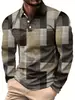 Camisa POLO Casual de Manga Longa Masculina 2026 para Comércio Exterior, Exclusiva para AliExpress e Amazon