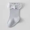 Bebés Recién Nacidos de 0 a 3 Años Tipo Algodón para Bebé Sin Huesos Boca Suelta Calcetines Largos de Primavera y Otoño hasta la Rodilla o la Pantorrilla