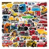 800 Adesivos de Carro de Desenho Animado Graffiti Transporte Carro de Corrida Decoração Mala Prêmio Adesivos Infantis Atacado