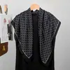 Bufanda Cuadrada de Seda de Sarga de Alta Gama de 90 cm Venta Directa de Fábrica Otoño Nuevo Lujo Accesible Bufanda Cuadrada Estampada Regular Simple