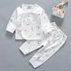 Roupa personalizada para bebê recém-nascido outono bebê terno de algodão manga comprida Classe A Roupa de monge de bebê OEM OEM