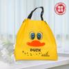 Sacolas de Embalagem para Levar, Sacolas Tote de Plástico com Cordão, Bolsas com Cordão, Sacos Descartáveis para Alimentos, Sacolas para Chá de Leite, Sacolas de Entrega em Estilo Chinês