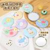 Espejo Espejo de Maquillaje Portátil Hogar Femenino Extraíble Retro Portátil Escritorio Plegable Dormitorio Estudiantil Solo Hombres