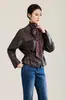 2613112-Chaqueta de cuero vintage de alta gama Nanyou para mujer, diseñada para estilizar la cintura y realzar la figura, estilo de principios de otoño