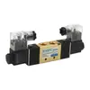 Accesorios para Máquinas Herramienta 4V210-08 Cabeza Única 4V220-08 Cabeza Doble Válvula Solenoide de Cinco Vías y Dos Posiciones Accesorios para Torno AC220V
