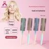 Novo pente rolo estilo macaron loja de dois reais loja de dois reais pequeno artigo Diário plástico modelador de cabelo pente de cabelo