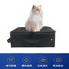 Caja de arena para gatos con tapa, bolsa de arena para gatos 600D, plegable, fácil de transportar, lavabo impermeable, inodoro para gatos para llevar al exterior, venta directa de fábrica