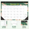 Calendário Amazon Calendário de Parede de 18 Meses Calendário Inglês 2026 Calendário Mensal Transfronteiriço Estampado a Ouro Presente Corporativo