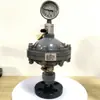 Amortiguador de Pulsos Tipo Diafragma de CPVC Acero Inoxidable de PVC PVDF Tanque de Buffer de Aire de PP con Manómetro