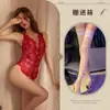 Qiaozi Lingerie Sexy Macacão Sexy Atacado Quente Renda Sem Tirar Uniforme Transparente Traje Tentação 549