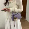 Bolso de Bolos de Diseño Nicho Estilo Coreano para Mujer 2026 Nuevo Modelo Bolso de Mano de Gama Alta Bolso Cruzado Bolso Pequeño Cuadrado Versátil para Hombro