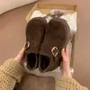 Zapatos de Algodón Cálidos Retro que Aumentan la Altura 8cm para Mujer, Botas de Nieve Birkenstock Forradas de Felpa, Mocasines de Suela Gruesa para Invierno 2026, Estilo Slip-On