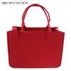 Bolsa Combinando Cor Pura Feltro Feita à Mão Sacola para Lenha Cesta Espessa para Armazenamento de Lenha Sacola para Mensageiro Atacado