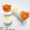 Juguete de Comida de Simulación Modelo Papas Fritas Accesorios de Resina DIY Pasador Funda de Teléfono Decoración Colgante Parches Materiales