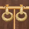 Brincos da Cao Shi Temu Mais Vendidos Estilo Moda Europeia e Americana Nicho Estilo Oriente Médio Resistentes Acessíveis Luxo Brincos Geométricos de Alta Qualidade