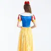 Disfraces de Halloween Tema de Cuento de Hadas Cosplay Niños Vestido de Blancanieves Actuación en Escenario cos Disfraces
