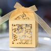 Comércio exterior transfronteiriço caixa de doces laser oco caixa de presente de embalagem de casamento Dia dos Namorados pássaro do amor caixa de fábrica em estoque